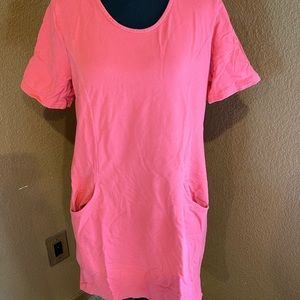 D&Co active dress, coral color